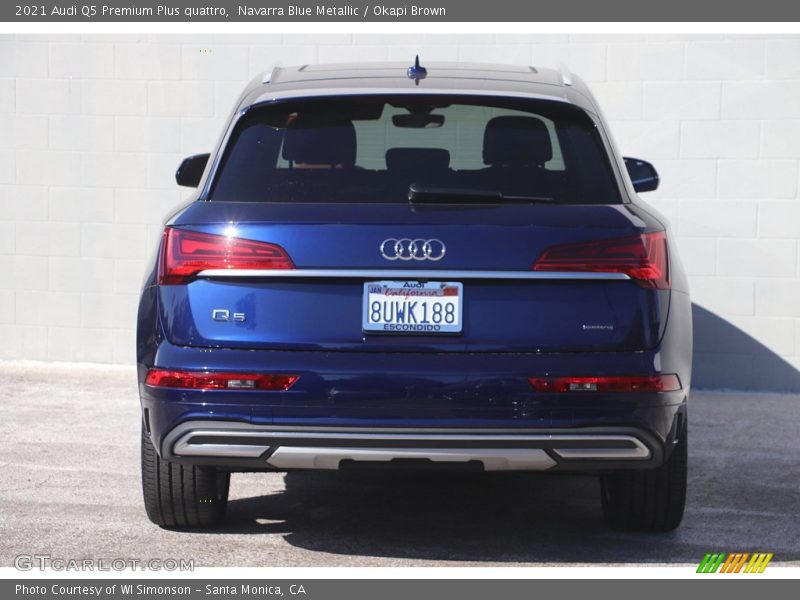 Navarra Blue Metallic / Okapi Brown 2021 Audi Q5 Premium Plus quattro
