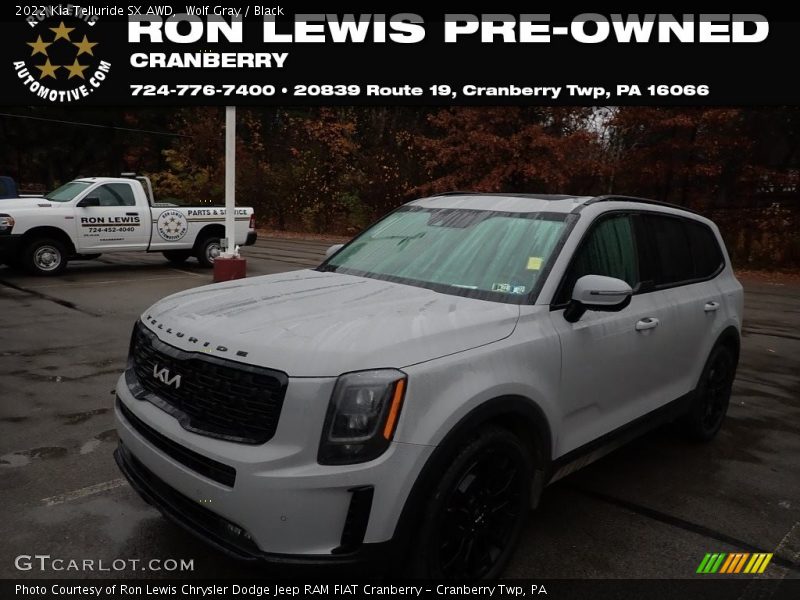 Wolf Gray / Black 2022 Kia Telluride SX AWD