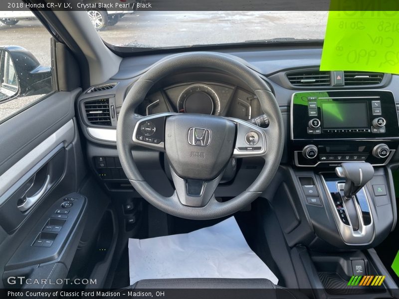 Crystal Black Pearl / Black 2018 Honda CR-V LX