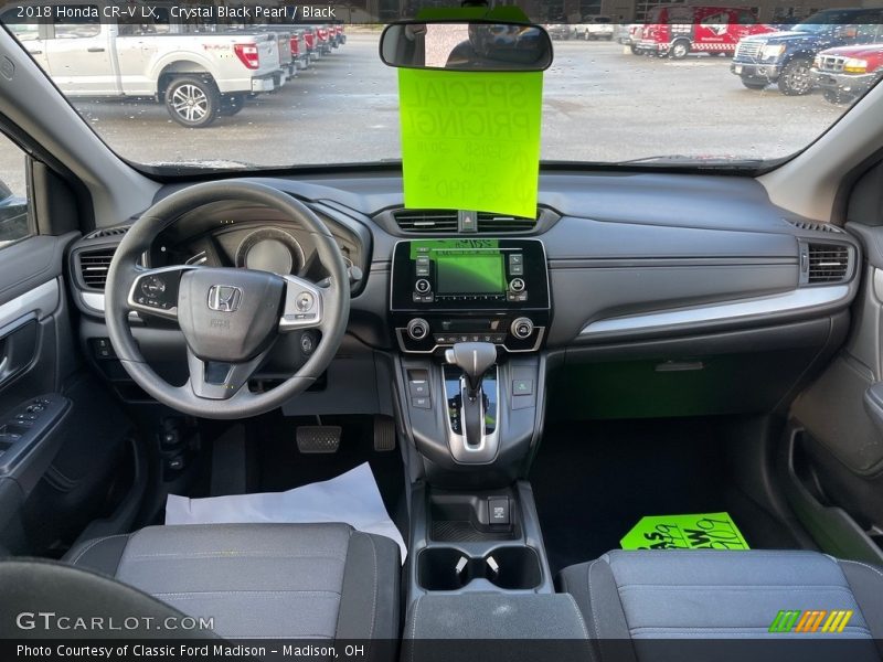 Crystal Black Pearl / Black 2018 Honda CR-V LX