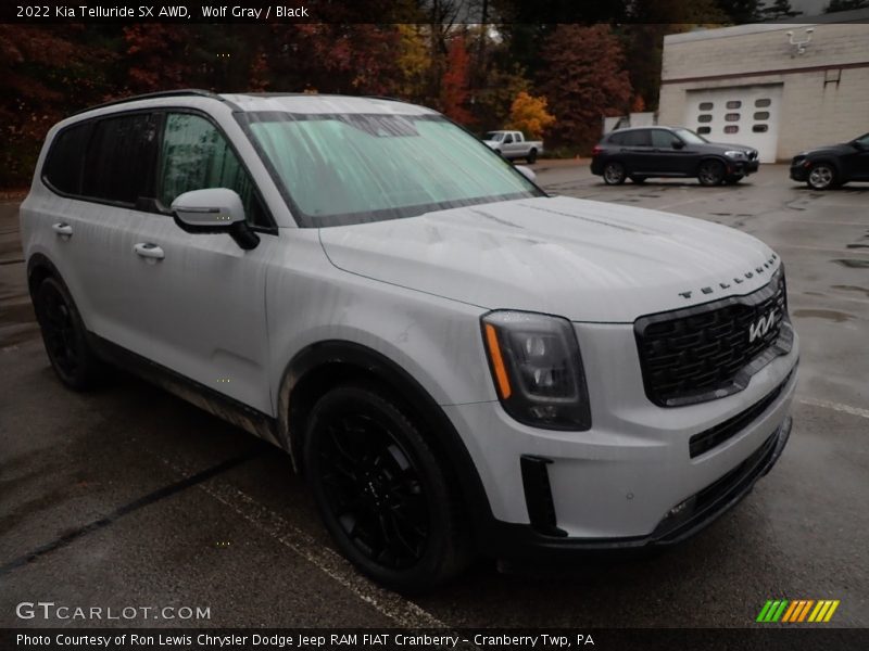 Wolf Gray / Black 2022 Kia Telluride SX AWD