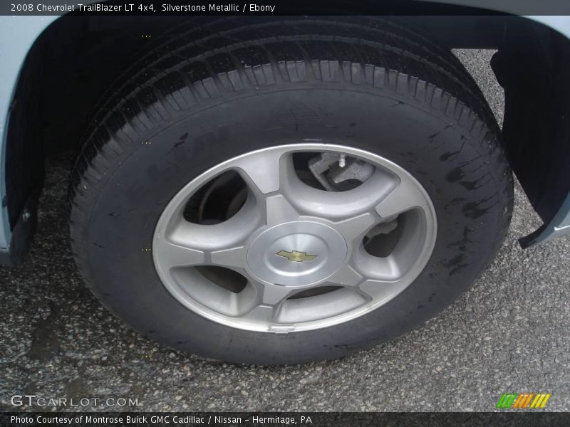 Silverstone Metallic / Ebony 2008 Chevrolet TrailBlazer LT 4x4