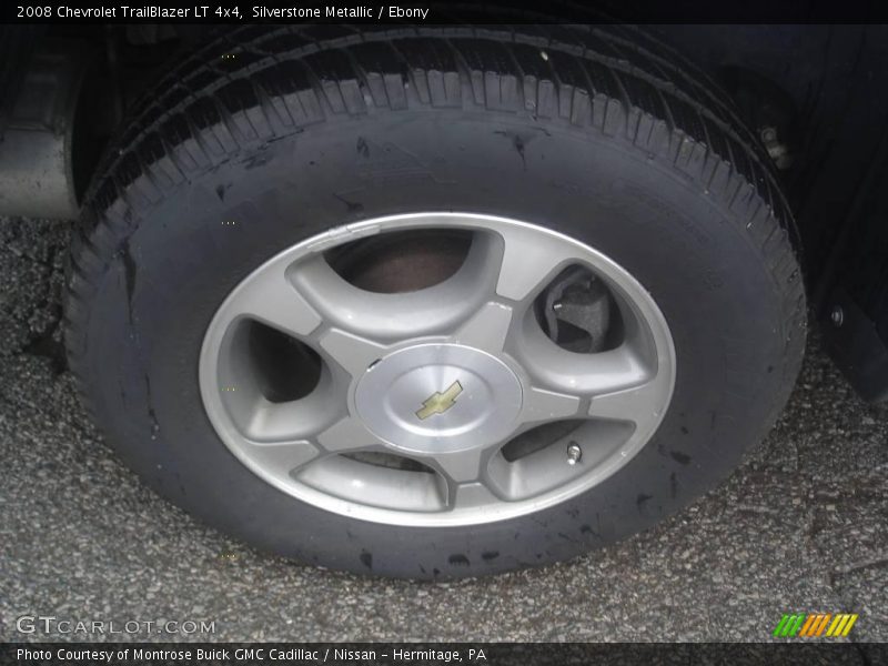 Silverstone Metallic / Ebony 2008 Chevrolet TrailBlazer LT 4x4