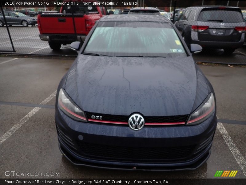 Night Blue Metallic / Titan Black 2016 Volkswagen Golf GTI 4 Door 2.0T S
