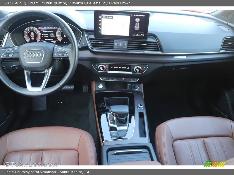 Navarra Blue Metallic / Okapi Brown 2021 Audi Q5 Premium Plus quattro