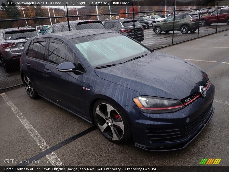  2016 Golf GTI 4 Door 2.0T S Night Blue Metallic