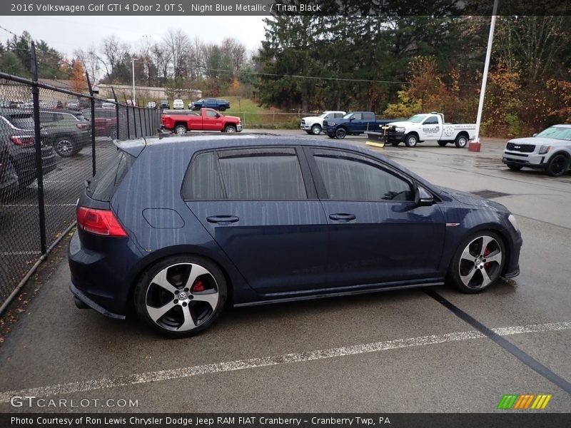 Night Blue Metallic / Titan Black 2016 Volkswagen Golf GTI 4 Door 2.0T S