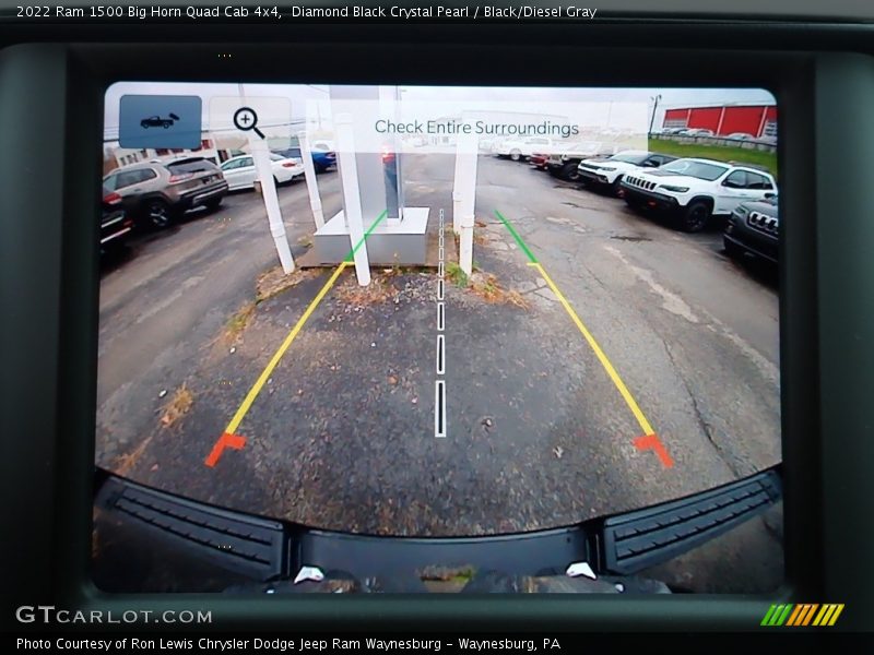 Diamond Black Crystal Pearl / Black/Diesel Gray 2022 Ram 1500 Big Horn Quad Cab 4x4