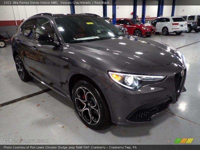 Front 3/4 View of 2022 Stelvio Veloce AWD