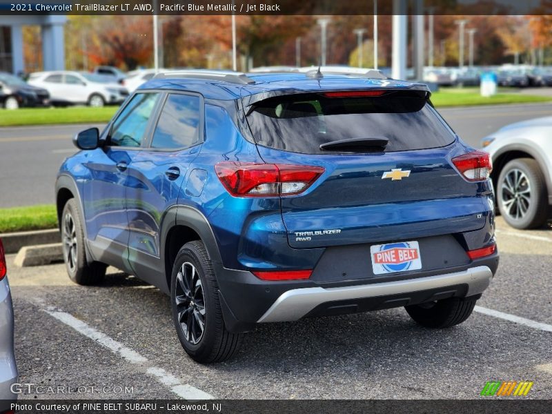 Pacific Blue Metallic / Jet Black 2021 Chevrolet TrailBlazer LT AWD