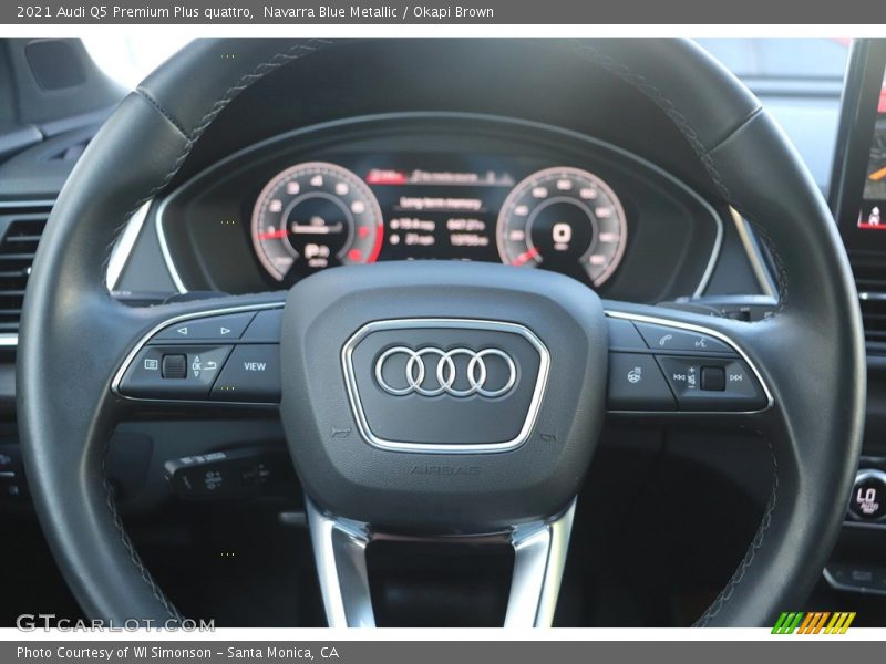 Navarra Blue Metallic / Okapi Brown 2021 Audi Q5 Premium Plus quattro
