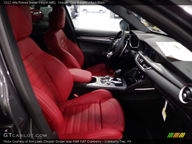  2022 Stelvio Veloce AWD Red/Black Interior