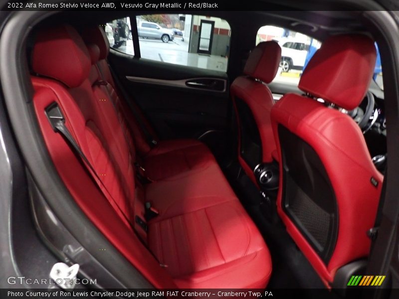 Rear Seat of 2022 Stelvio Veloce AWD