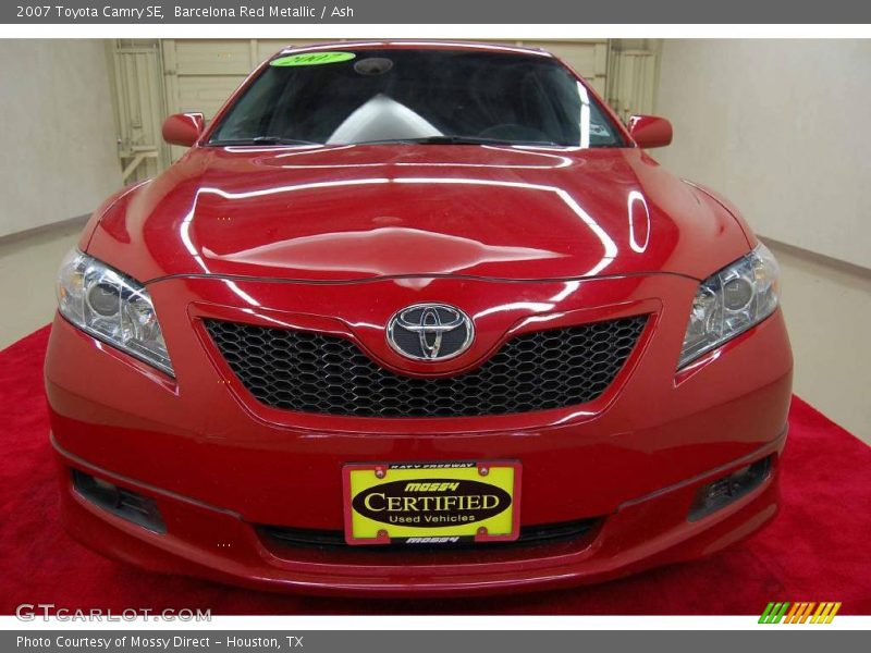 Barcelona Red Metallic / Ash 2007 Toyota Camry SE