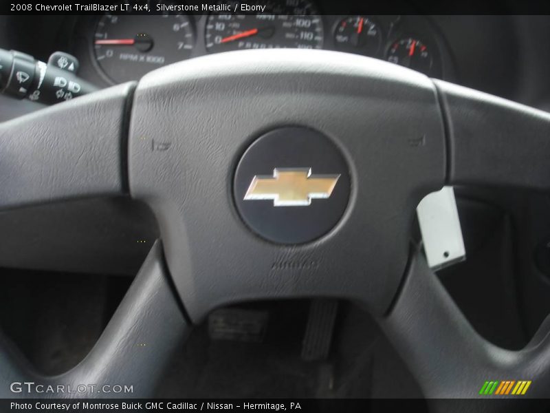 Silverstone Metallic / Ebony 2008 Chevrolet TrailBlazer LT 4x4