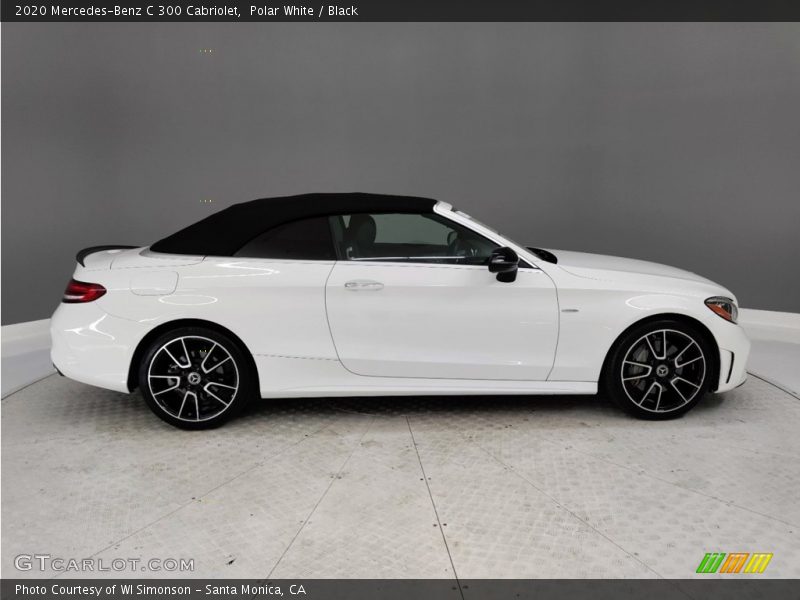 Polar White / Black 2020 Mercedes-Benz C 300 Cabriolet