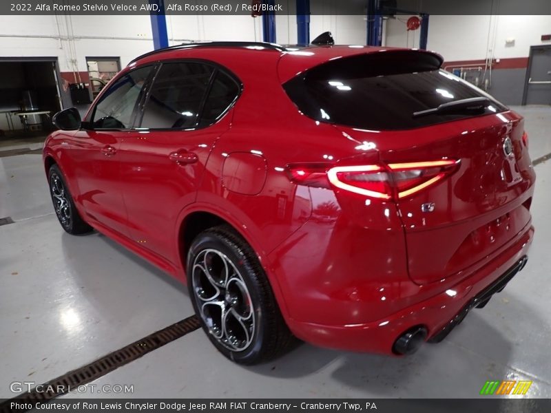 Alfa Rosso (Red) / Red/Black 2022 Alfa Romeo Stelvio Veloce AWD