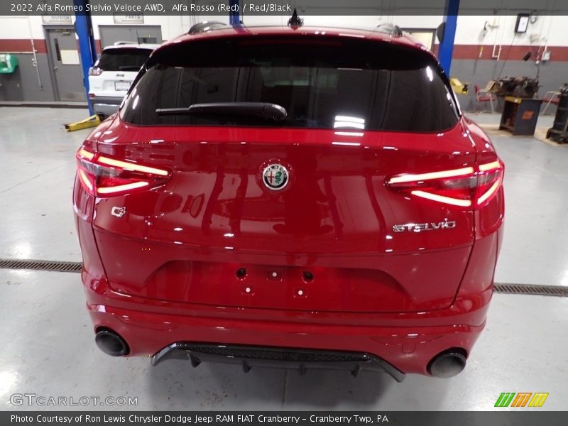 Alfa Rosso (Red) / Red/Black 2022 Alfa Romeo Stelvio Veloce AWD