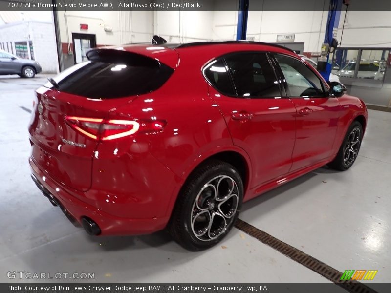 Alfa Rosso (Red) / Red/Black 2022 Alfa Romeo Stelvio Veloce AWD