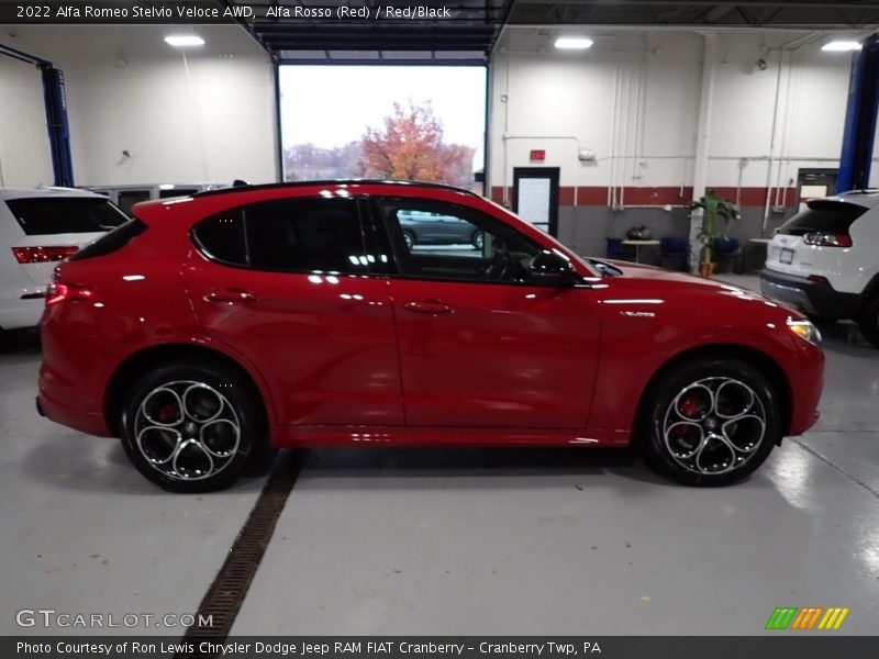 Alfa Rosso (Red) / Red/Black 2022 Alfa Romeo Stelvio Veloce AWD