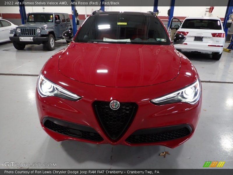 Alfa Rosso (Red) / Red/Black 2022 Alfa Romeo Stelvio Veloce AWD