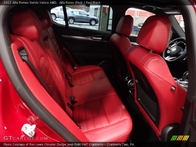 Alfa Rosso (Red) / Red/Black 2022 Alfa Romeo Stelvio Veloce AWD