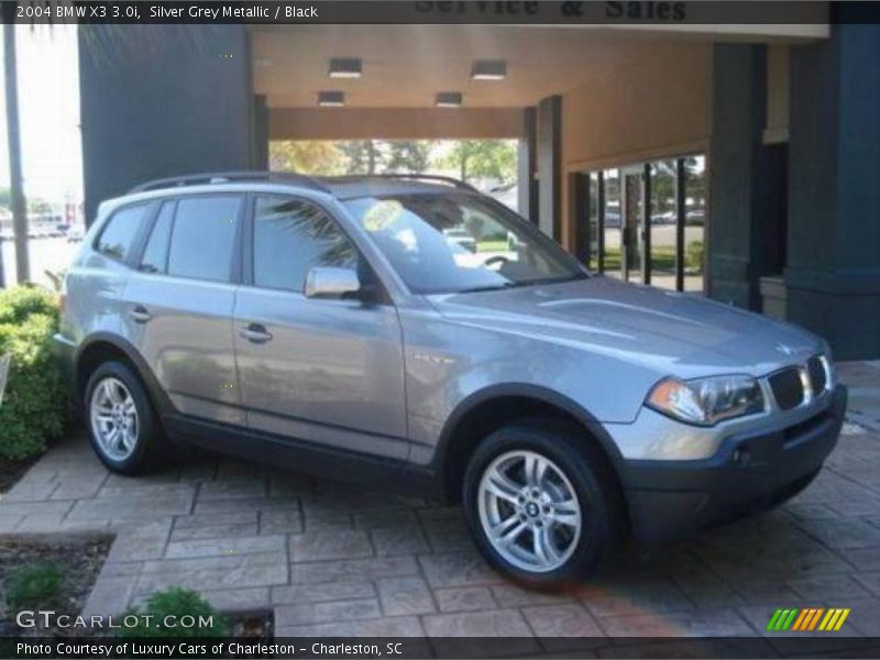 Silver Grey Metallic / Black 2004 BMW X3 3.0i