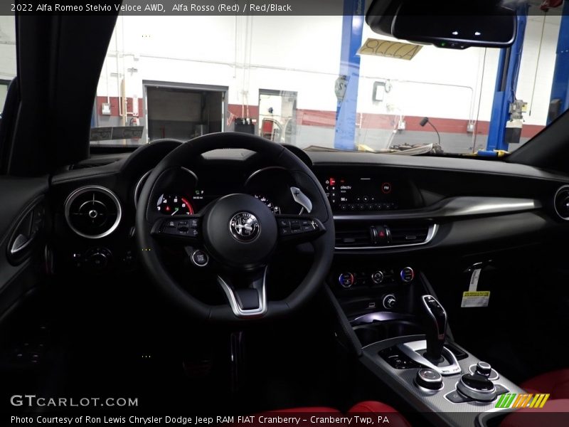 Alfa Rosso (Red) / Red/Black 2022 Alfa Romeo Stelvio Veloce AWD