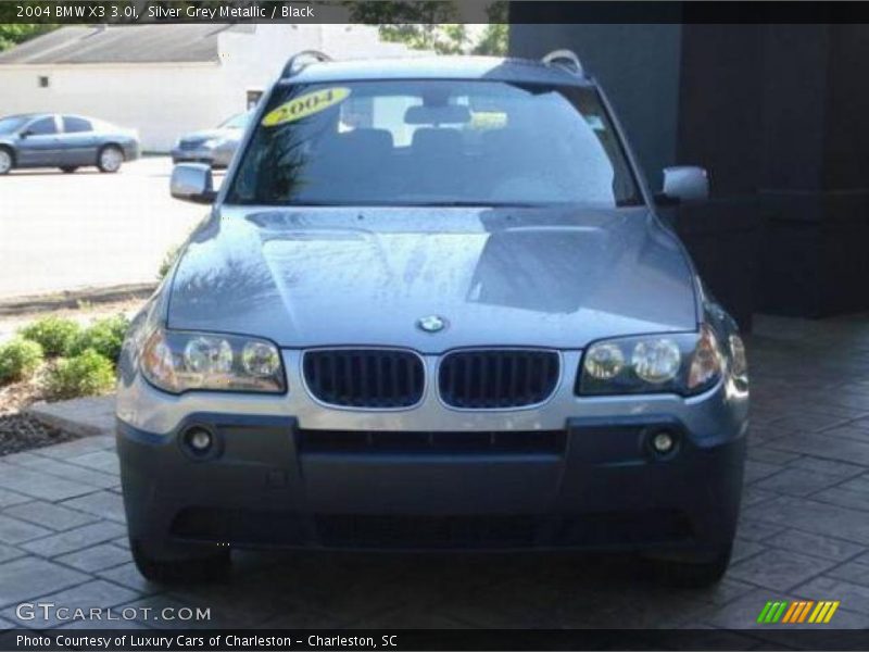 Silver Grey Metallic / Black 2004 BMW X3 3.0i