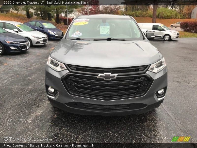 Satin Steel Metallic / Jet Black 2020 Chevrolet Traverse LT