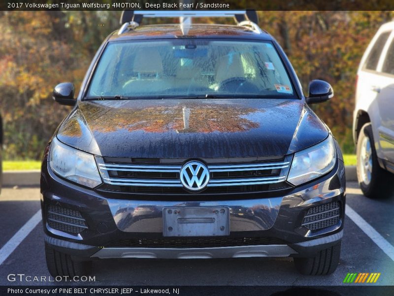 Deep Black Pearl / Sandstone 2017 Volkswagen Tiguan Wolfsburg 4MOTION