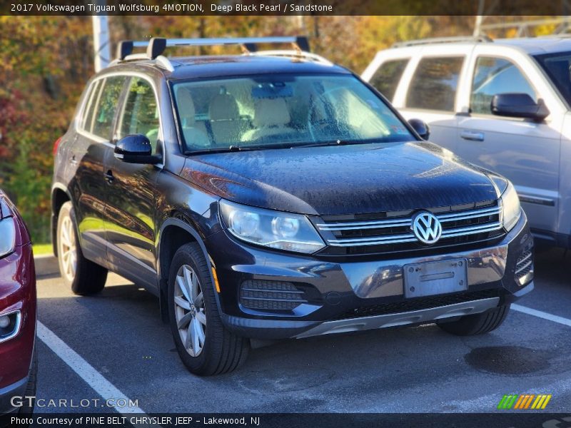 Deep Black Pearl / Sandstone 2017 Volkswagen Tiguan Wolfsburg 4MOTION