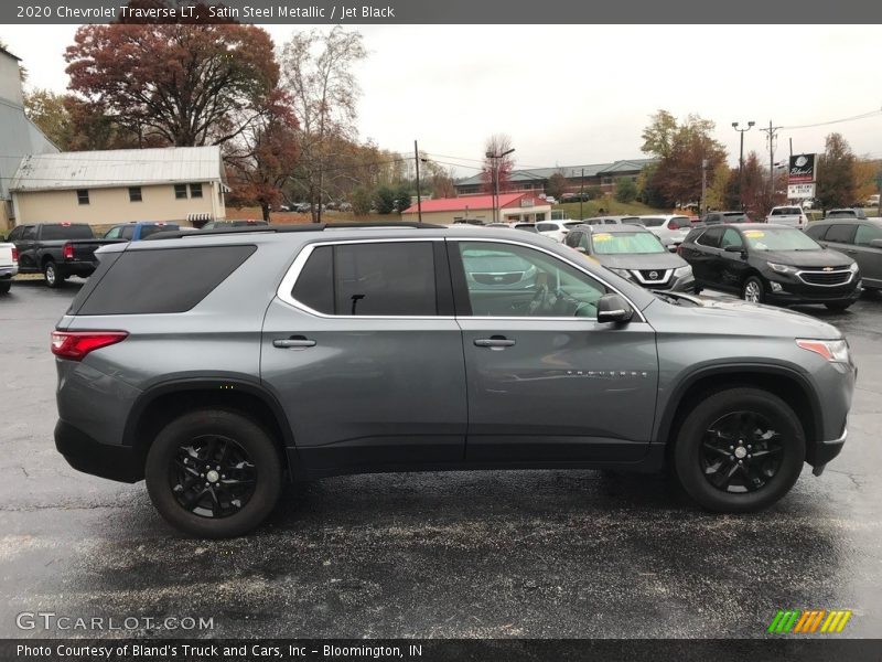 Satin Steel Metallic / Jet Black 2020 Chevrolet Traverse LT