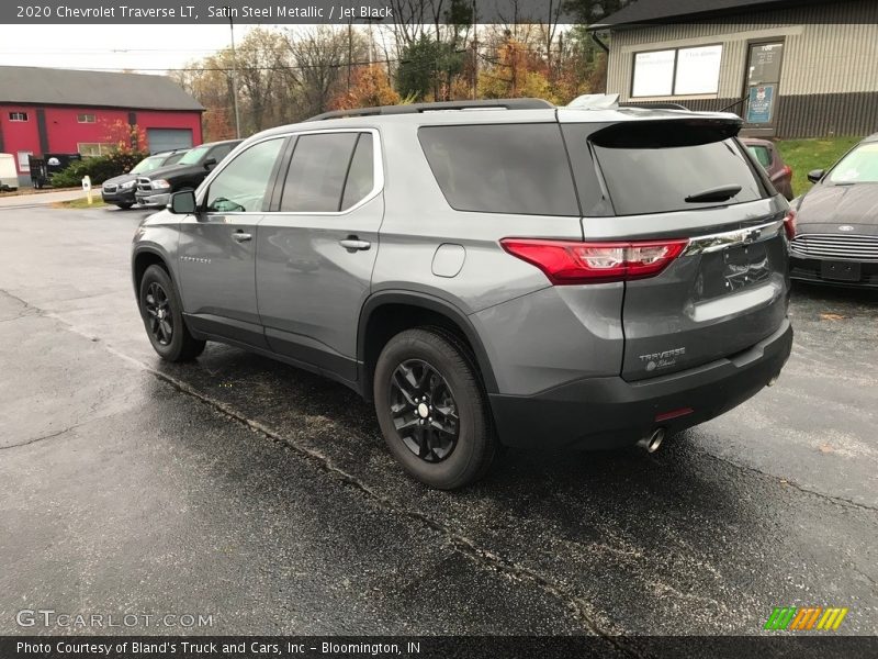Satin Steel Metallic / Jet Black 2020 Chevrolet Traverse LT