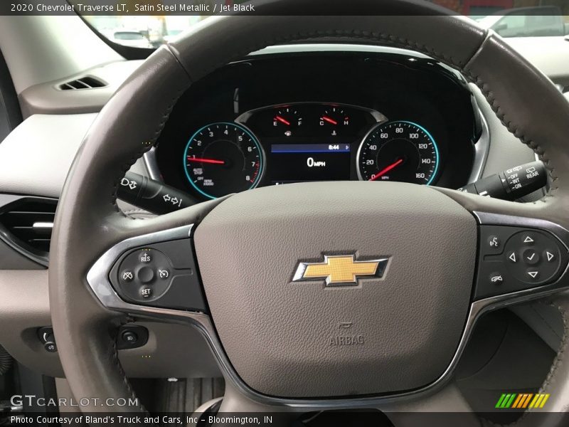 Satin Steel Metallic / Jet Black 2020 Chevrolet Traverse LT