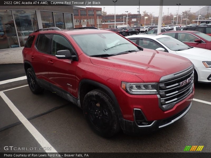 Cayenne Red Tintcoat / Jet Black 2022 GMC Acadia AT4 AWD