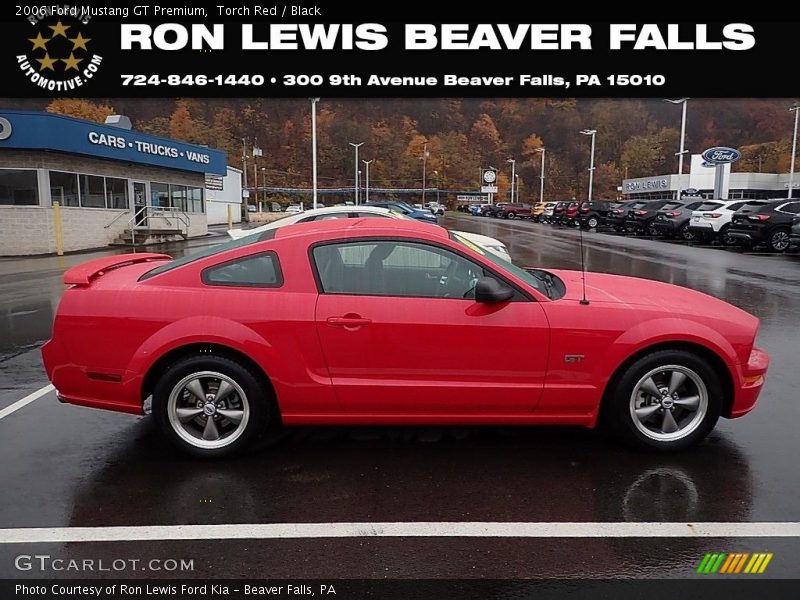 Torch Red / Black 2006 Ford Mustang GT Premium