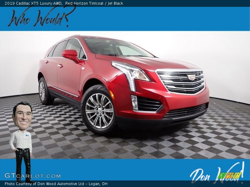 Red Horizon Tintcoat / Jet Black 2019 Cadillac XT5 Luxury AWD