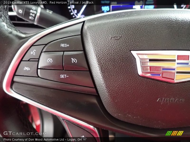 Red Horizon Tintcoat / Jet Black 2019 Cadillac XT5 Luxury AWD