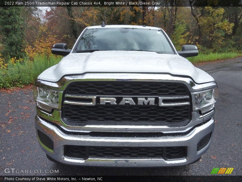 Bright White / Black/Diesel Gray 2022 Ram 2500 Tradesman Regular Cab Chassis 4x4