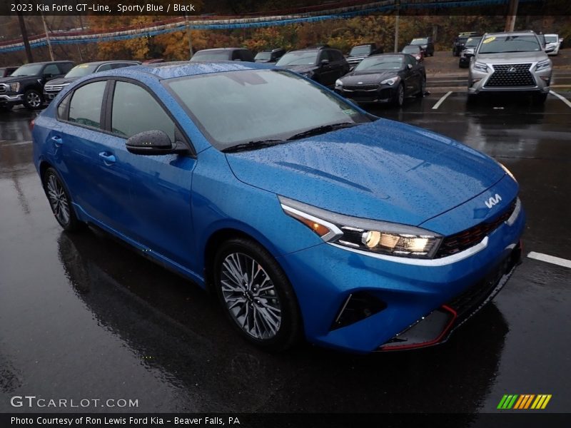 Front 3/4 View of 2023 Forte GT-Line