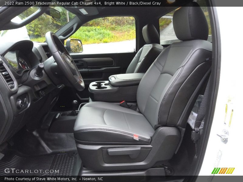  2022 2500 Tradesman Regular Cab Chassis 4x4 Black/Diesel Gray Interior