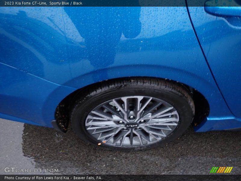 Sporty Blue / Black 2023 Kia Forte GT-Line