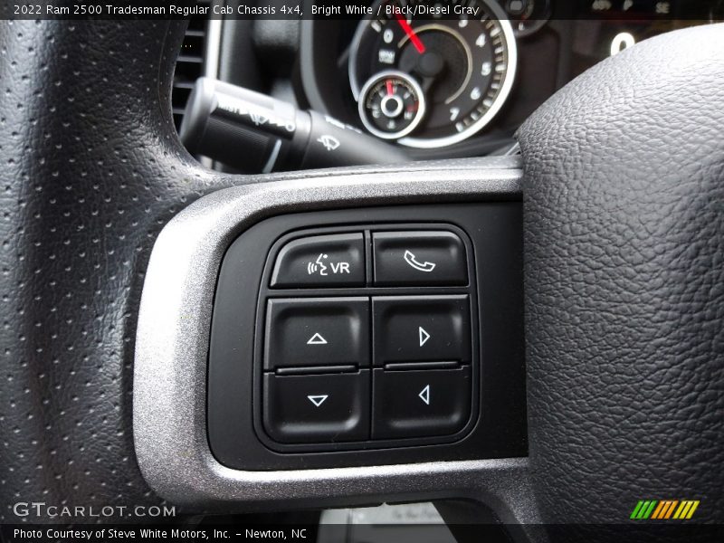 Bright White / Black/Diesel Gray 2022 Ram 2500 Tradesman Regular Cab Chassis 4x4