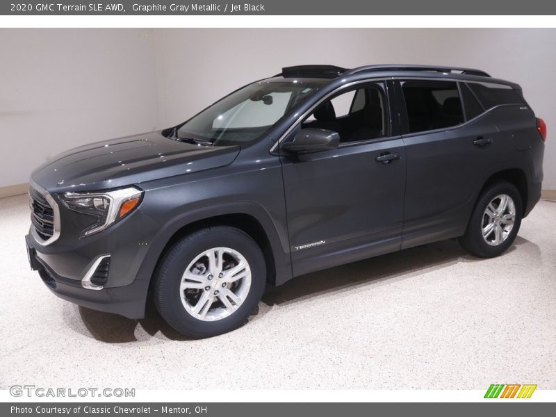Graphite Gray Metallic / Jet Black 2020 GMC Terrain SLE AWD