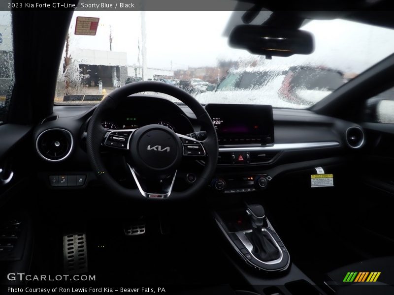 Sporty Blue / Black 2023 Kia Forte GT-Line