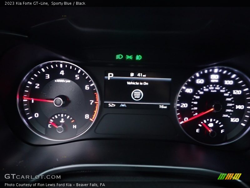 Sporty Blue / Black 2023 Kia Forte GT-Line