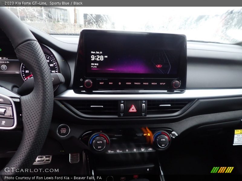 Sporty Blue / Black 2023 Kia Forte GT-Line