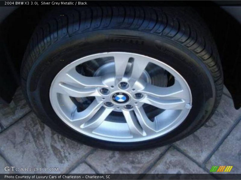 Silver Grey Metallic / Black 2004 BMW X3 3.0i