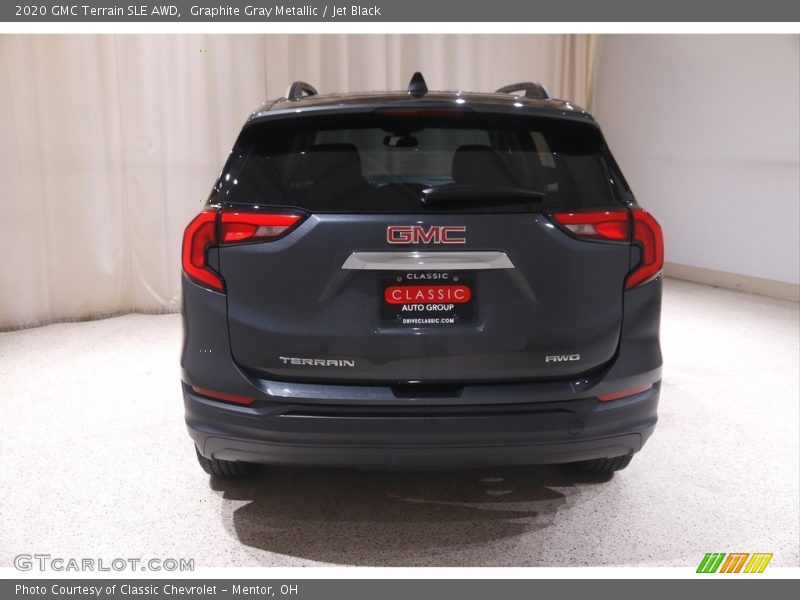 Graphite Gray Metallic / Jet Black 2020 GMC Terrain SLE AWD